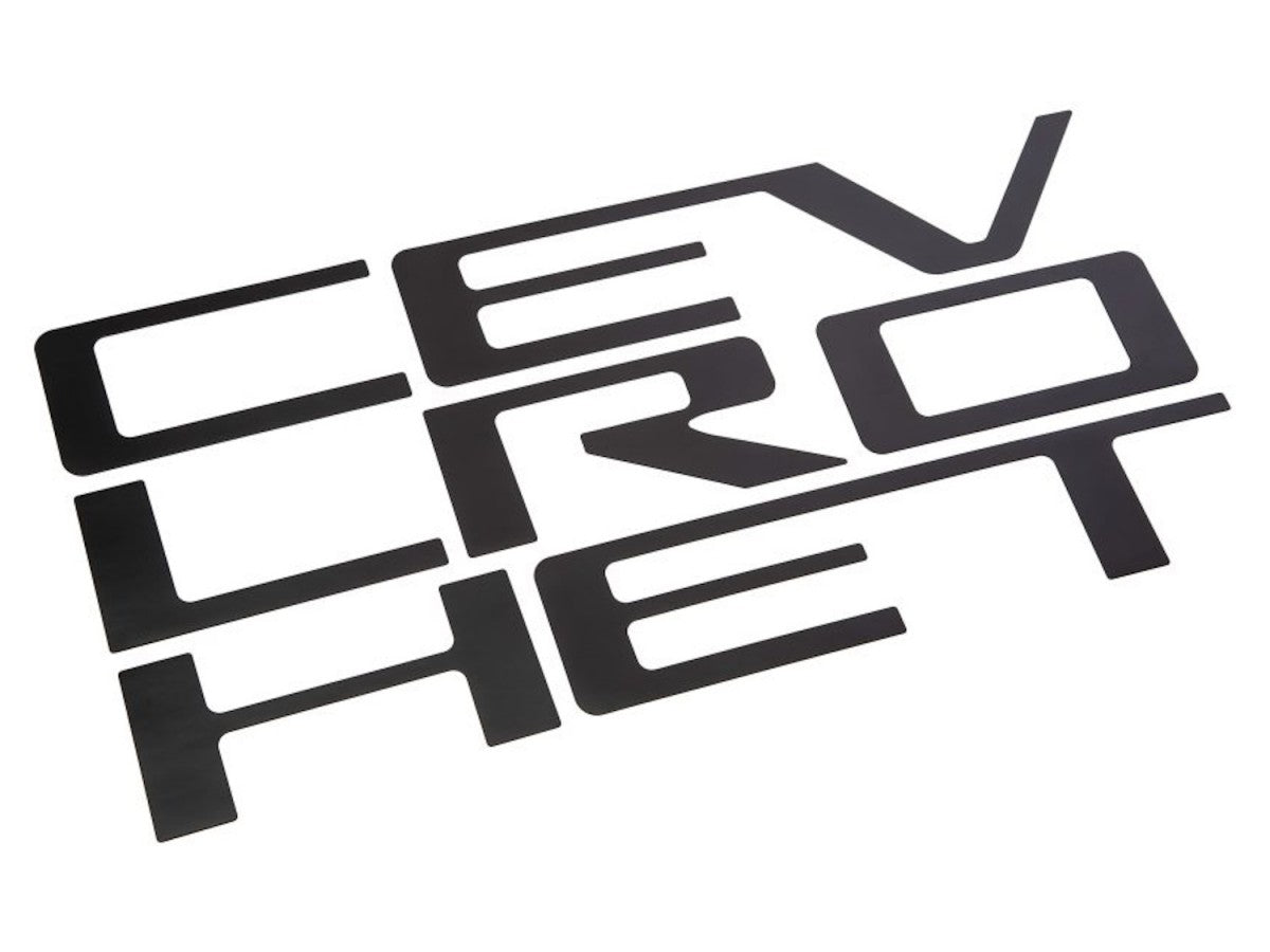 GMSV 84370615 Chevrolet Tailgate Lettering CHEVROLET Decal Black Vinyl