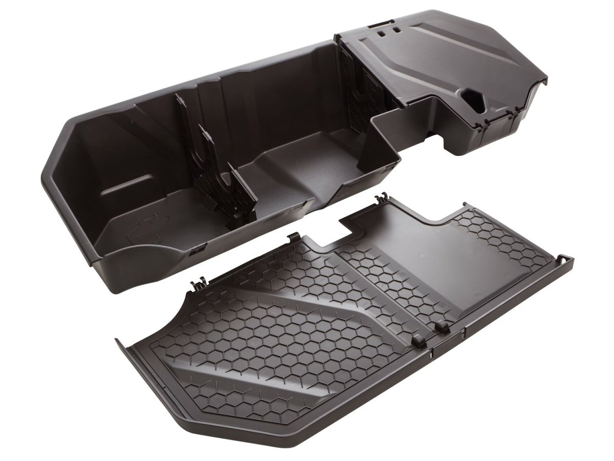 GMSV 84734683 Chevrolet Under Rear Seat Lockable Storage Organizer In Black For Crew Cab