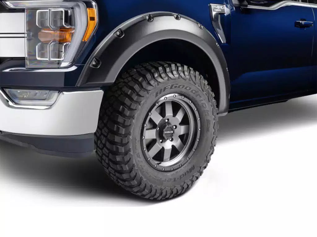 Bushwacker 20963-02 Pocket Style Fender Flares, 4pc F150 21-25 (excl lightning)