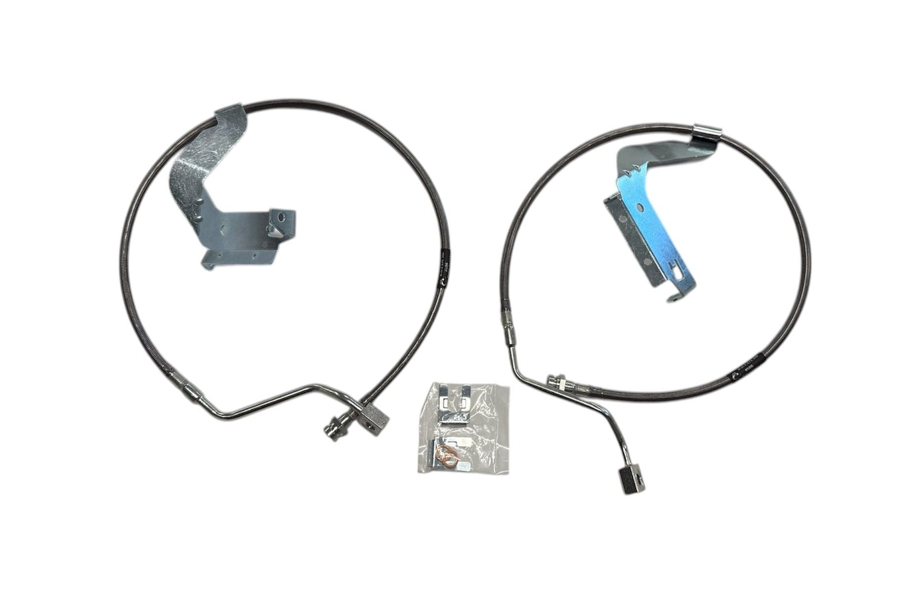 2023-2026 Ford F-250, F-350 F-450 Front Braided Brake Line Upgrade Kit Heavy Duty Pickup Truck