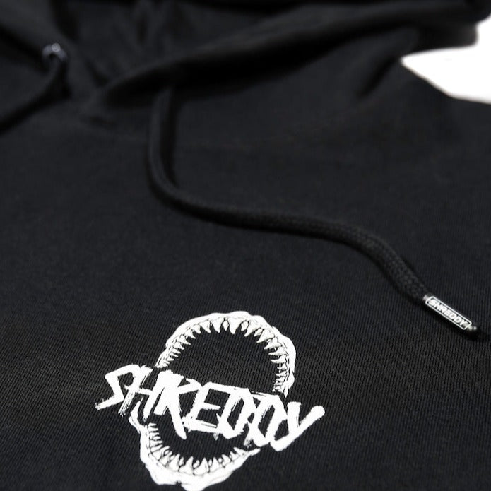 Jaws Hoodie Black (Mens) - Shreddy
