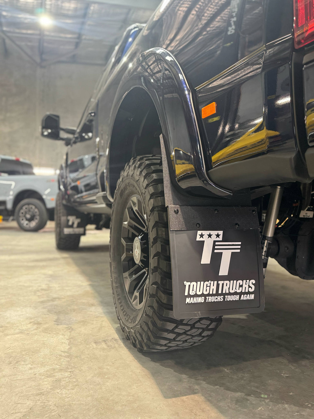 Tough Trucks Kickback Style Mud Flaps Rear Pair
