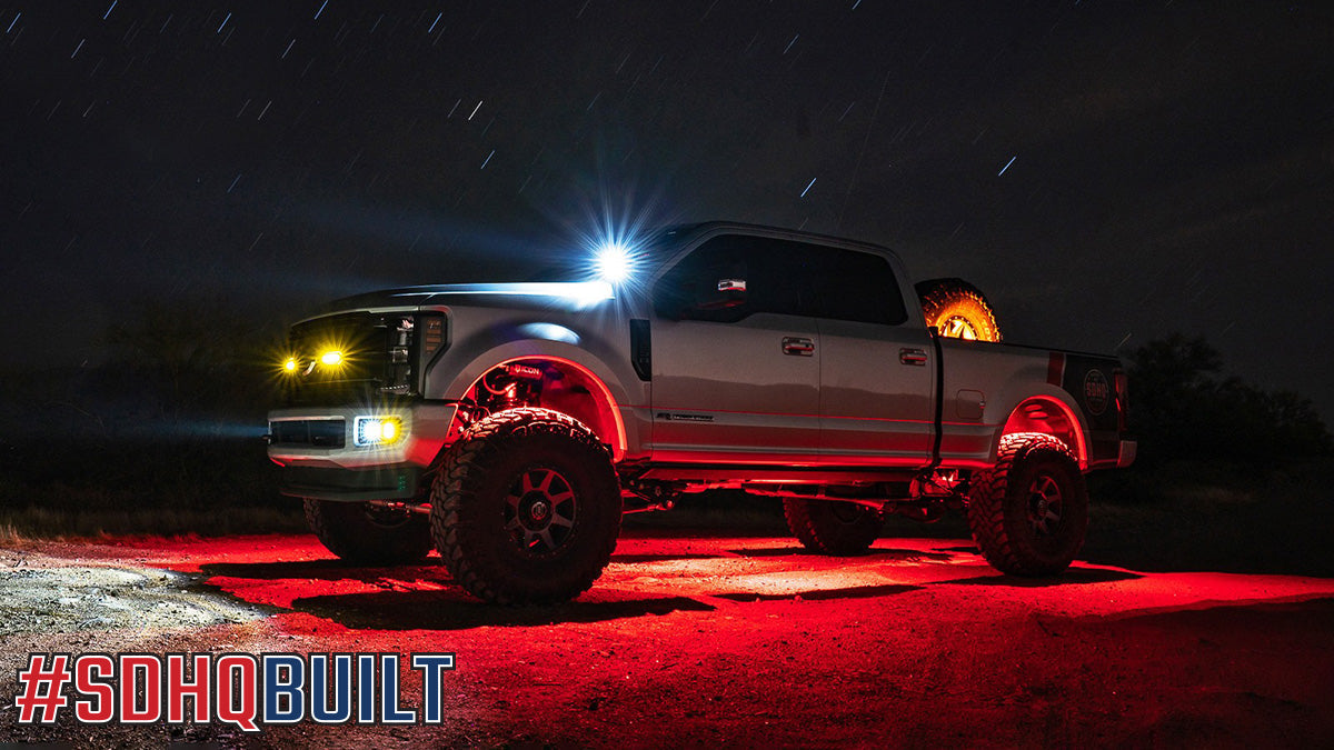 SDHQ 17-22 Ford Super Duty SDHQ Built A-Pillar Light Mounts