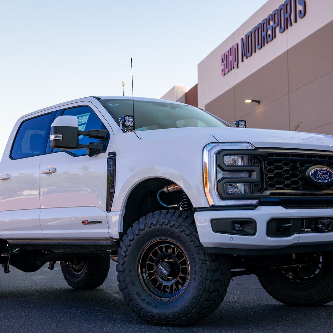 SDHQ 23-24 FORD SUPER DUTY SDHQ BUILT A-PILLAR LIGHT MOUNTS