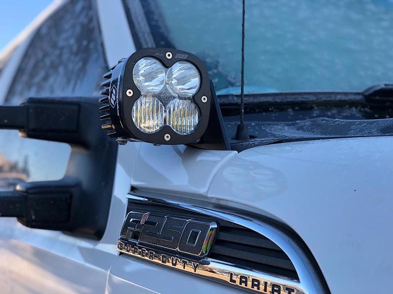 SDHQ 11-16 Ford Super Duty SDHQ Built A-Pillar Light Mounts