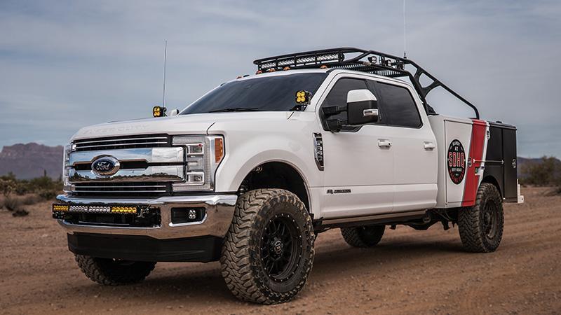 SDHQ 17-22 Ford Super Duty SDHQ Built A-Pillar Light Mounts