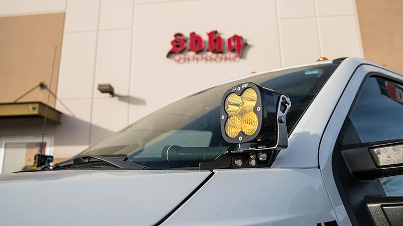 SDHQ 17-22 Ford Super Duty SDHQ Built A-Pillar Light Mounts