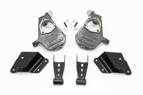 2/4 Inch Spindle Lowering Kit 1999-2006 Silverado/Sierra 1500 2WD Short Bed with C-Style Spindles - 11003