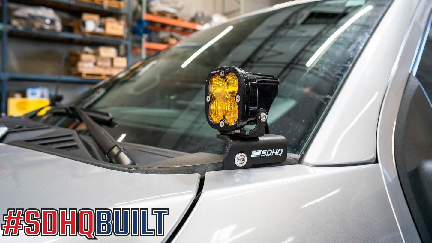 SDHQ 17-20 Ford Raptor SDHQ Built A-Pillar Light Mounts