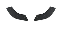 Two black metal skid plates on a white background | Standard Option for 37" Tires