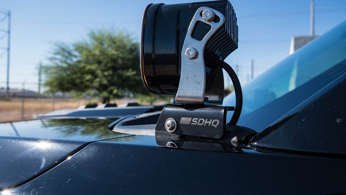 SDHQ 17-20 Ford Raptor SDHQ Built A-Pillar Light Mounts