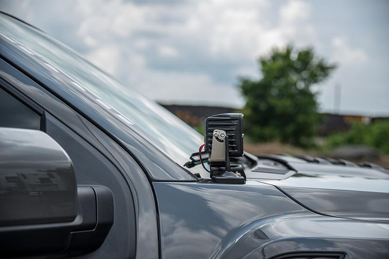 SDHQ 17-20 Ford Raptor SDHQ Built A-Pillar Light Mounts