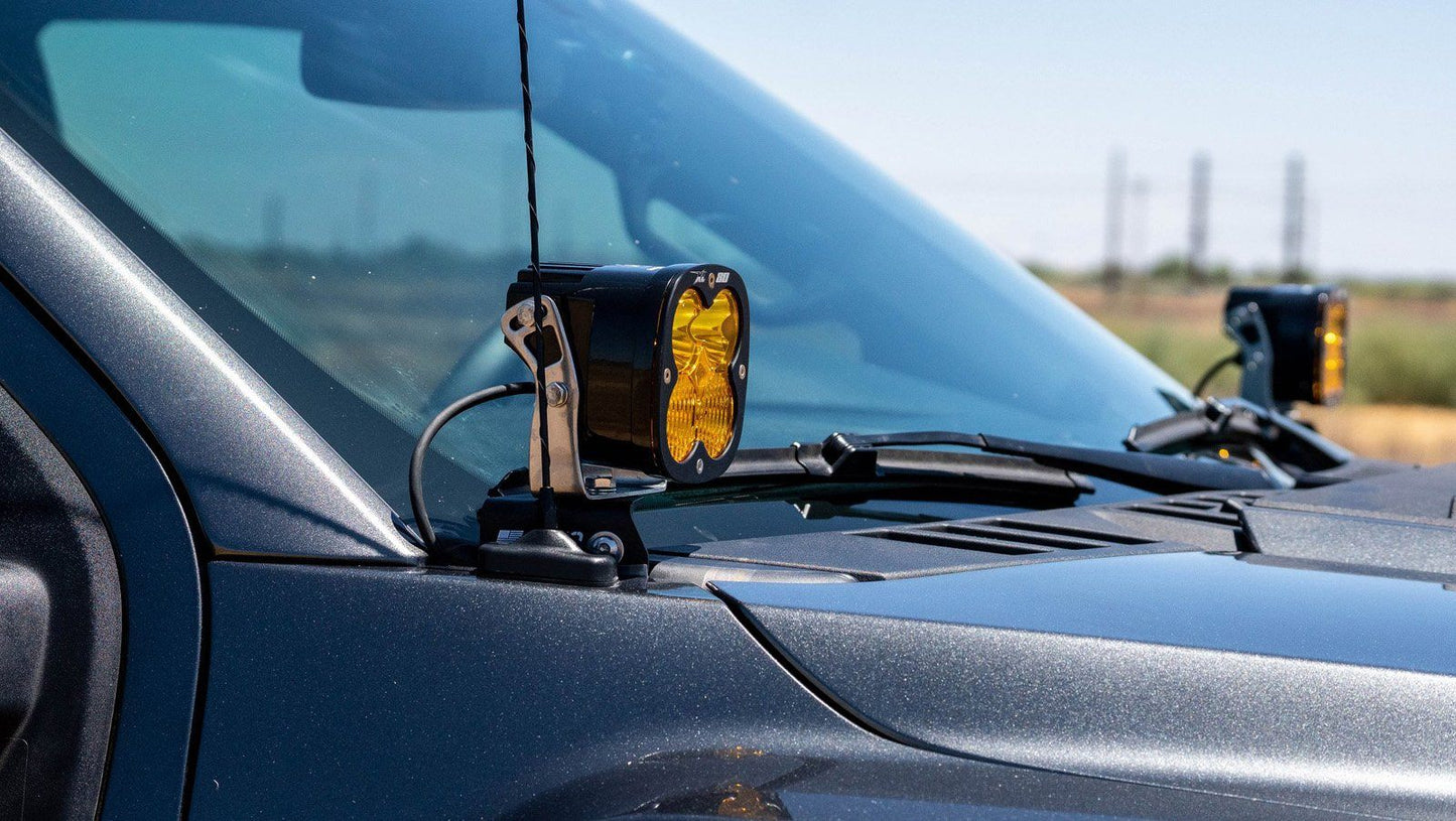 SDHQ 17-20 Ford Raptor SDHQ Built A-Pillar Light Mounts