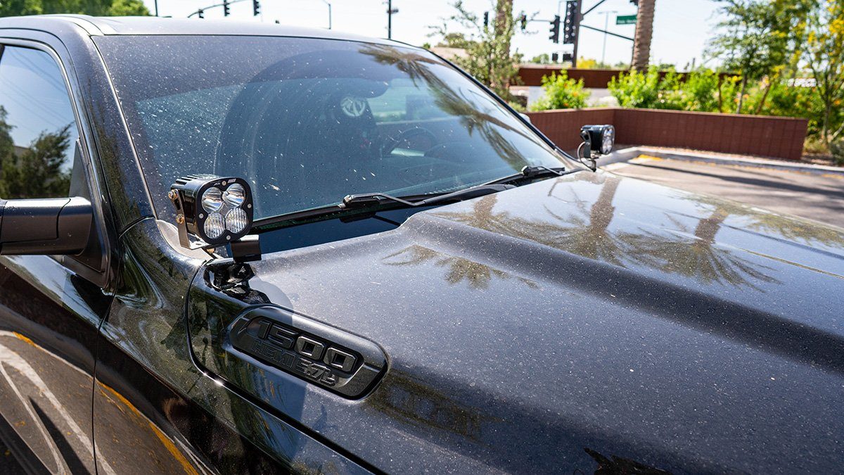 SDHQ 19-23 Ram 1500 SDHQ Built A-Pillar Light Mounts