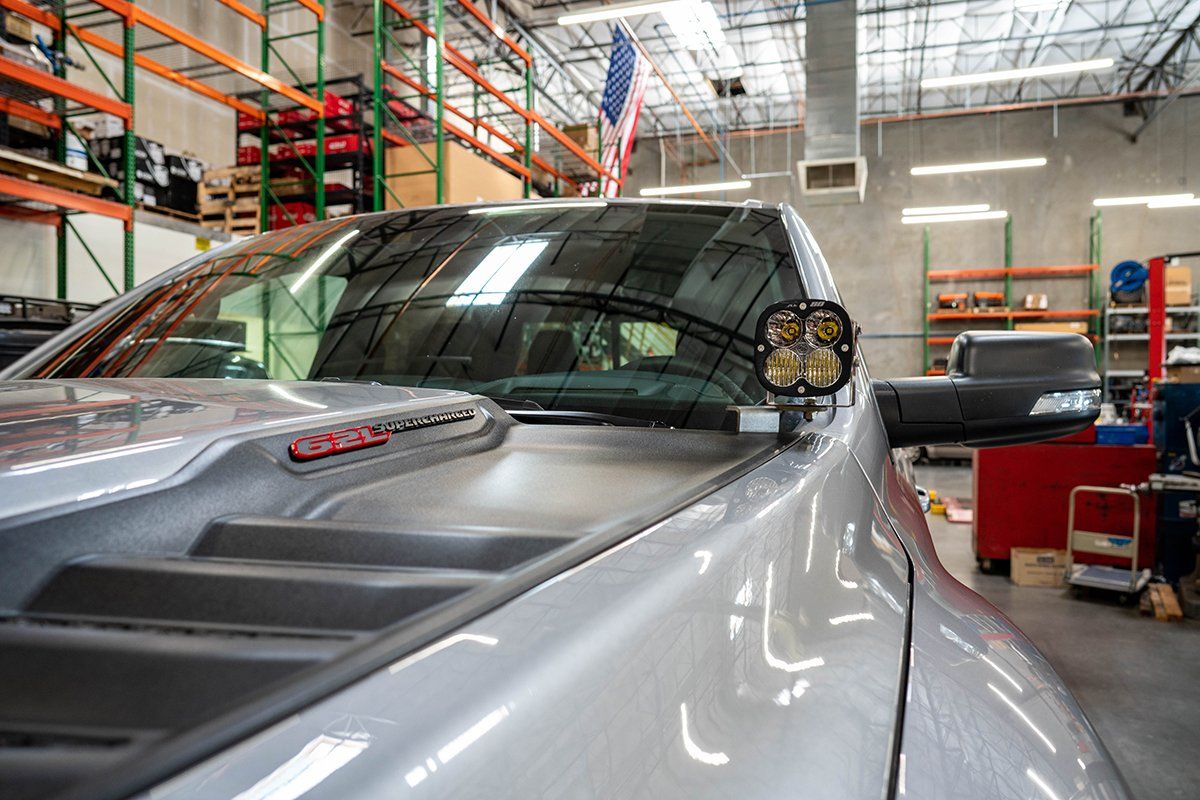 SDHQ 21-23 Ram 1500 TRX SDHQ Built A-Pillar Light Mounts