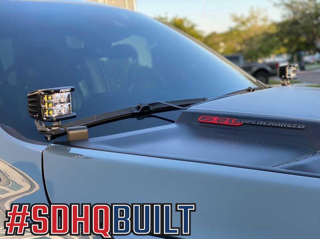 SDHQ 21-23 Ram 1500 TRX SDHQ Built A-Pillar Light Mounts