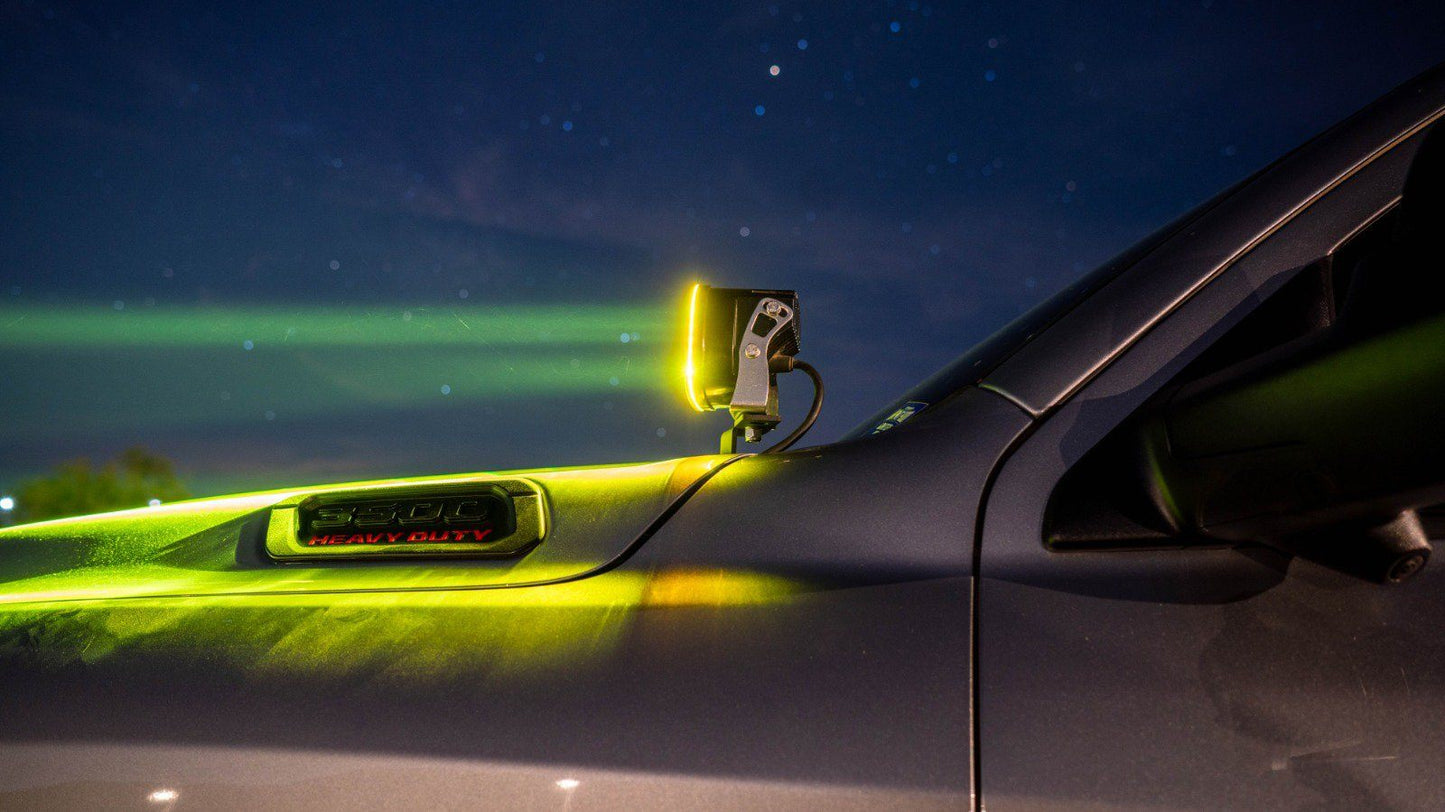 SDHQ 19-24 Ram 2500/3500 SDHQ Built A-Pillar Light Mounts