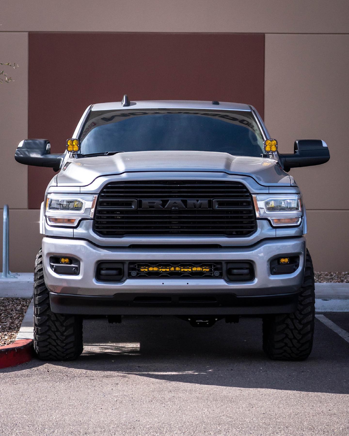 SDHQ 19-24 Ram 2500/3500 SDHQ Built A-Pillar Light Mounts