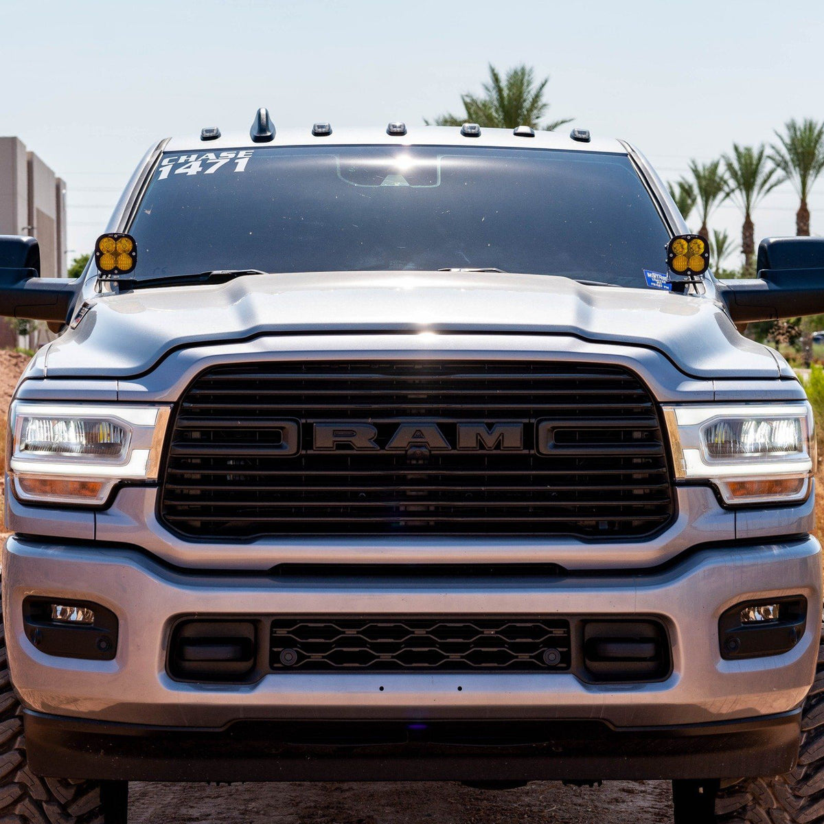 SDHQ 19-24 Ram 2500/3500 SDHQ Built A-Pillar Light Mounts