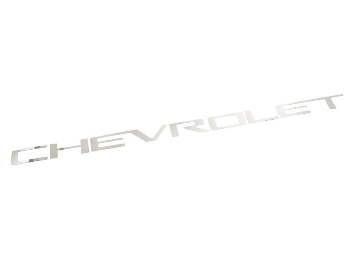 Chevrolet Tailgate Lettering Polished Stainless Steel CHEVROLET By Nox ...