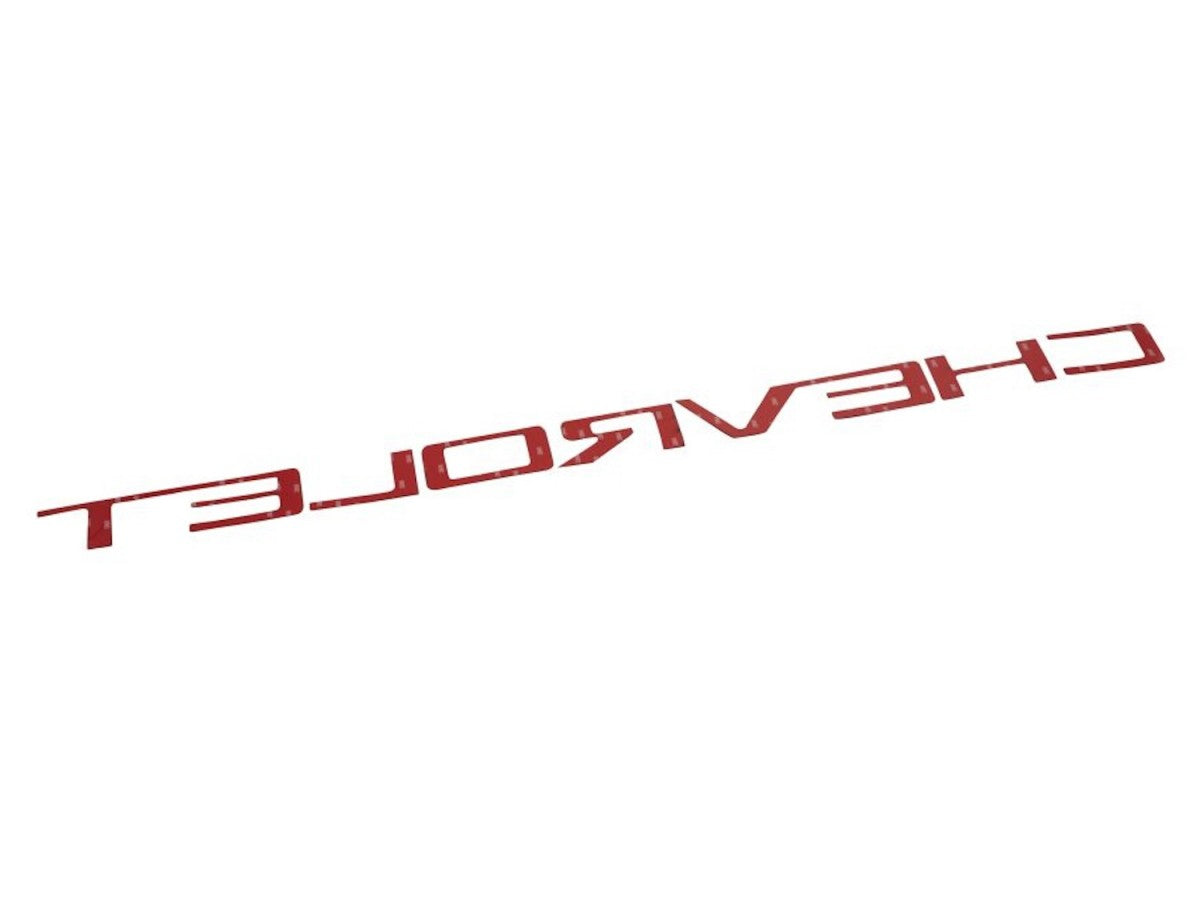 Chevrolet Tailgate Lettering Polished Stainless Steel CHEVROLET By Nox ...