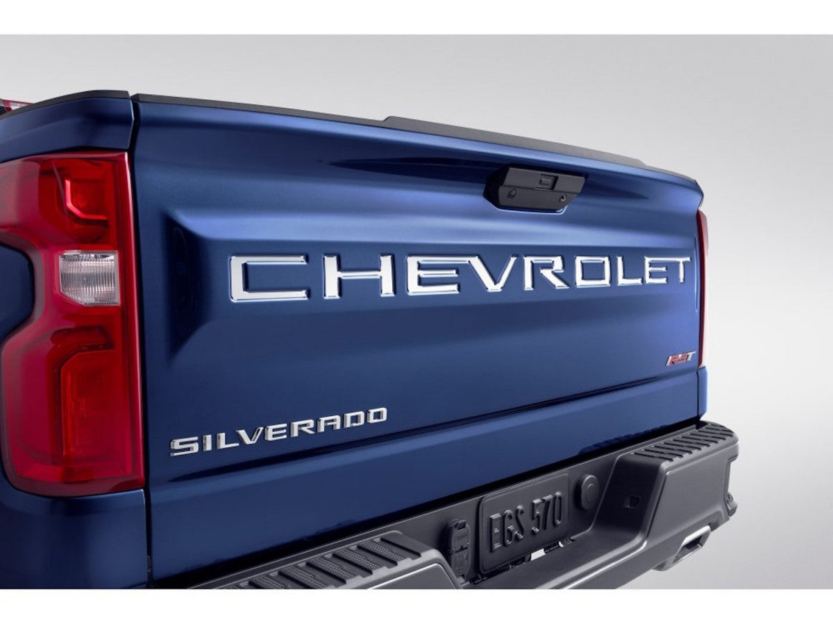 Chevrolet Tailgate Lettering Polished Stainless Steel CHEVROLET By Nox ...