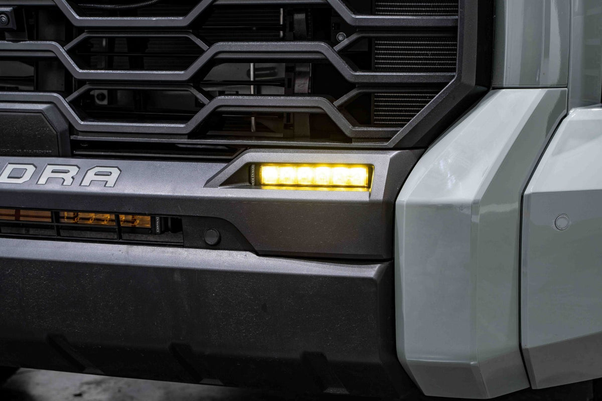 DIODE DYNAMICS SS6 LED Fog Light Kit for 2022-2025 Toyota Tundra - Amber SAE Fog