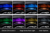 DIODE DYNAMICS RGBW Rock Light Installer Kit w/Controller (4-pack)