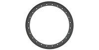 Black circular gasket on a white background | Satin Black Beadlock Ring
