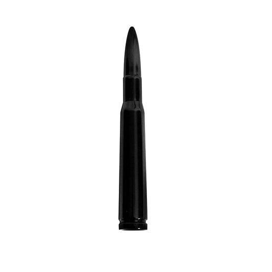 Recon Lighting .50 Cal Bullet Antenna (Fits OEM Factory Threaded Antenna) Black