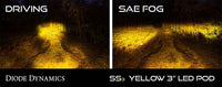 DIODE DYNAMICS SS3 Sport ABL Yellow Flood Standard Pair