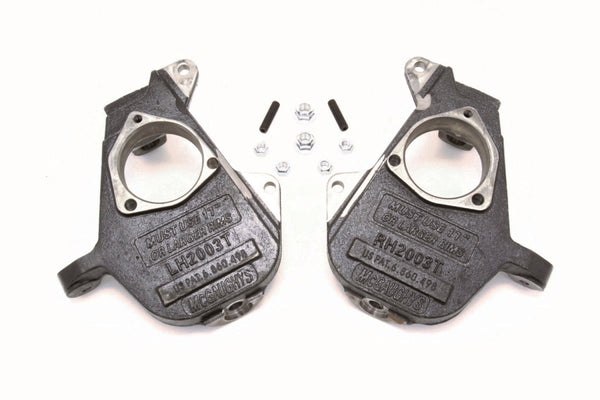 2 Inch Drop Spindles 1999-2006 Silverado/Sierra 1500 2WD/4WD with T-Style Spindles - 33004