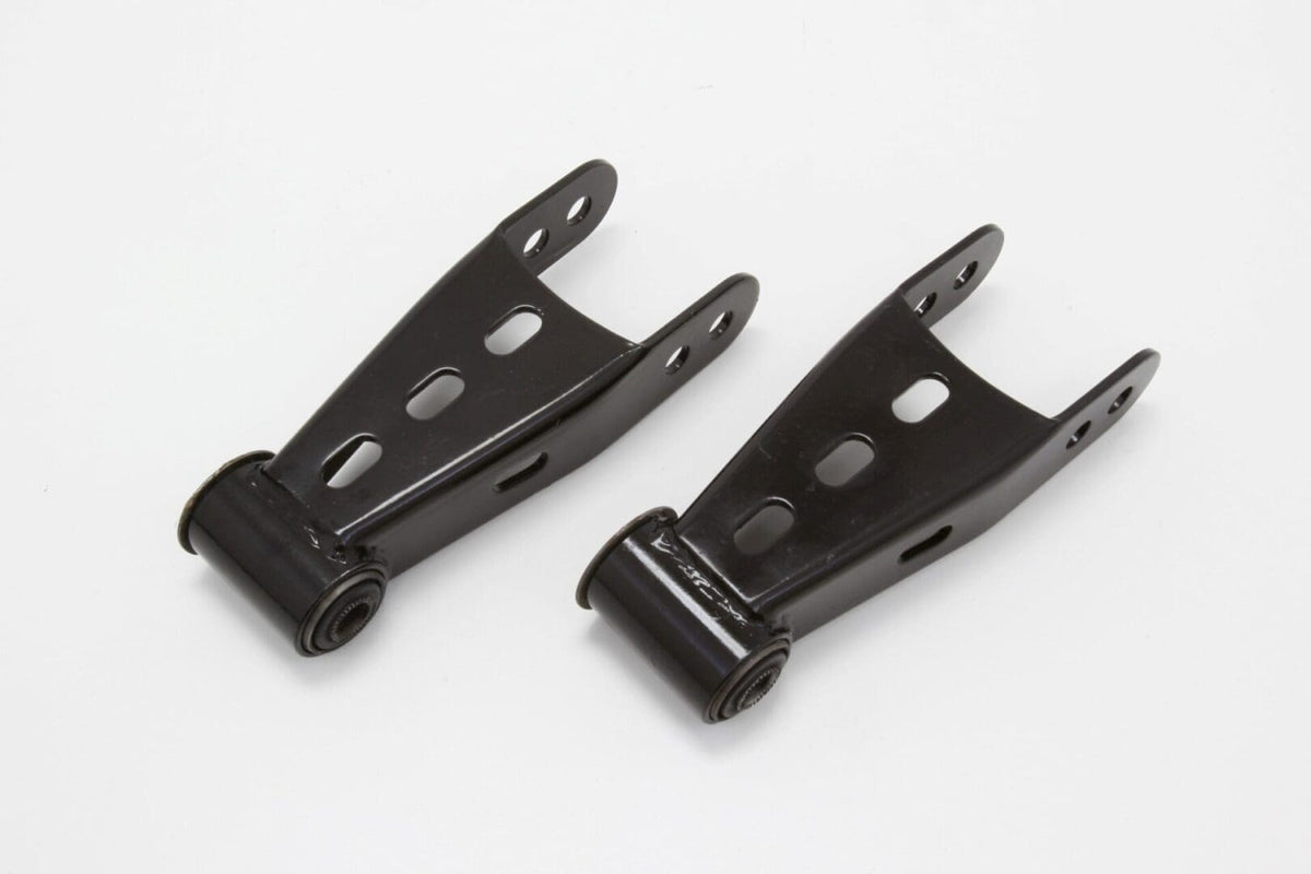 1-2 Inch Drop Shackles 1988-2018 Silverado/Sierra 1500/1995-2000 Tahoe/Yukon 2WD/4WD - 33037
