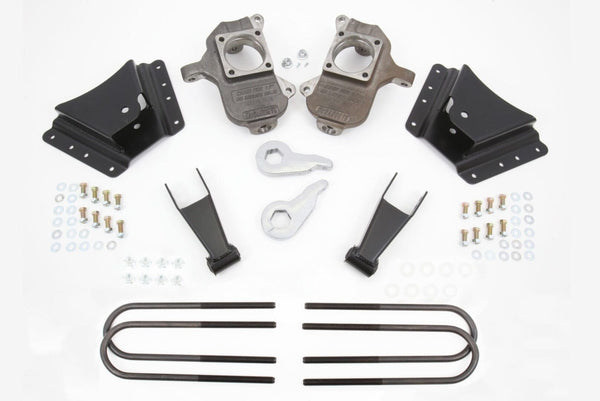 3-4/3-5 Inch Spindle Lowering Kit 2002-2010 Silverado/Sierra 3500 2WD - 33077