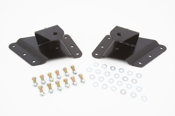 3 Inch Drop Hangers 2002-2010 Silverado/Sierra 3500 2WD/4WD with 8 Hole Hangers - 33086