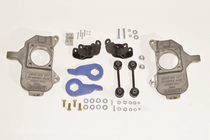 3/5 Inch Lowering Kit, 2003-2009 Hummer H2, Factory Rear Air - 33095