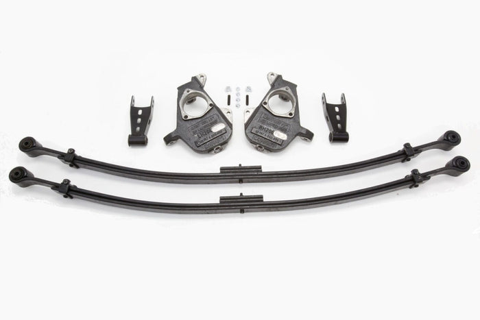 2/4 Inch Spindle/Leaf Spring Lowering Kit 2007-2013 Silverado/Sierra 1500 2WD/4WD - 34000
