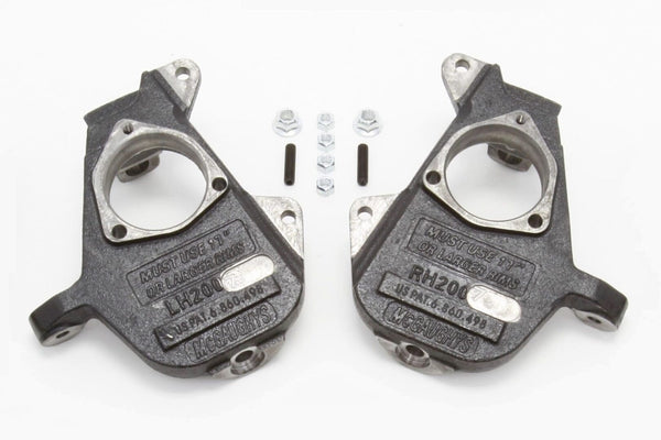 2 Inch Drop Spindles 2007-2013 Silverado/Sierra  1500/Tahoe/Yukon 2WD/4WD - 34037
