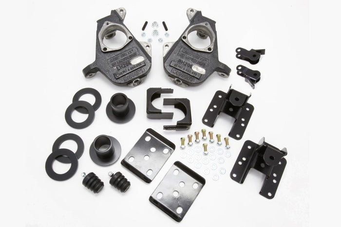 3-4/5-6 Inch Spindle/Flip Kit Lowering Kit 2007-2013 Silverado/Sierra 1500 2WD - 34060