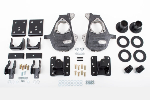 3-4/5-6 Inch Spindle/Flip Kit Lowering Kit 2014-2018 Silverado/Sierra 1500 with Cast Steel Control Arms 2WD - 34160