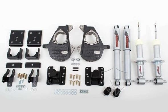 3-5/5-7 Inch Spindle/Flip Kit Lowering Kit 2014-2016 Silverado/Sierra 1500 with Cast Steel Control Arms 2WD - 34170