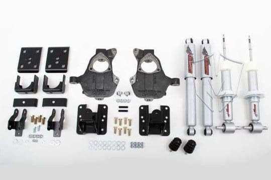 3-5/5-7 Inch Spindle/Flip Kit Lowering Kit 2014-2018 Silverado/Sierra 1500 with Stamped Steel/Alum Control Arms 2WD - 34270