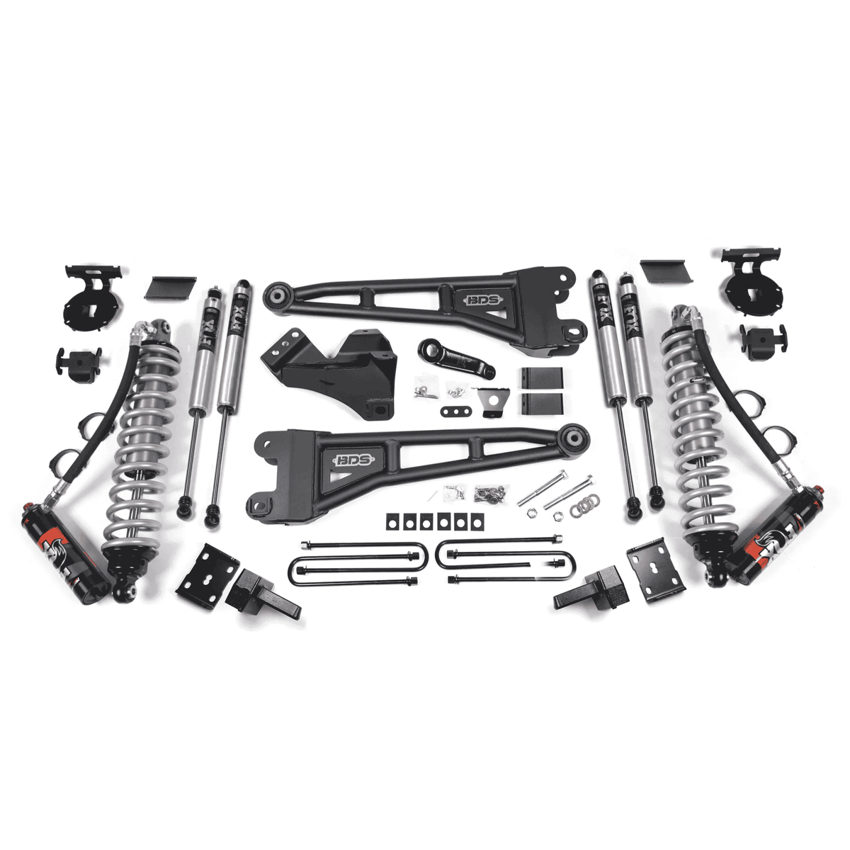 BDS 4 Inch Lift Kit w/ Radius Arm | FOX 2.5 Performance Elite Coil-Over Conversion | Ford F250/F350 Super Duty (11-16) 4WD | Diesel