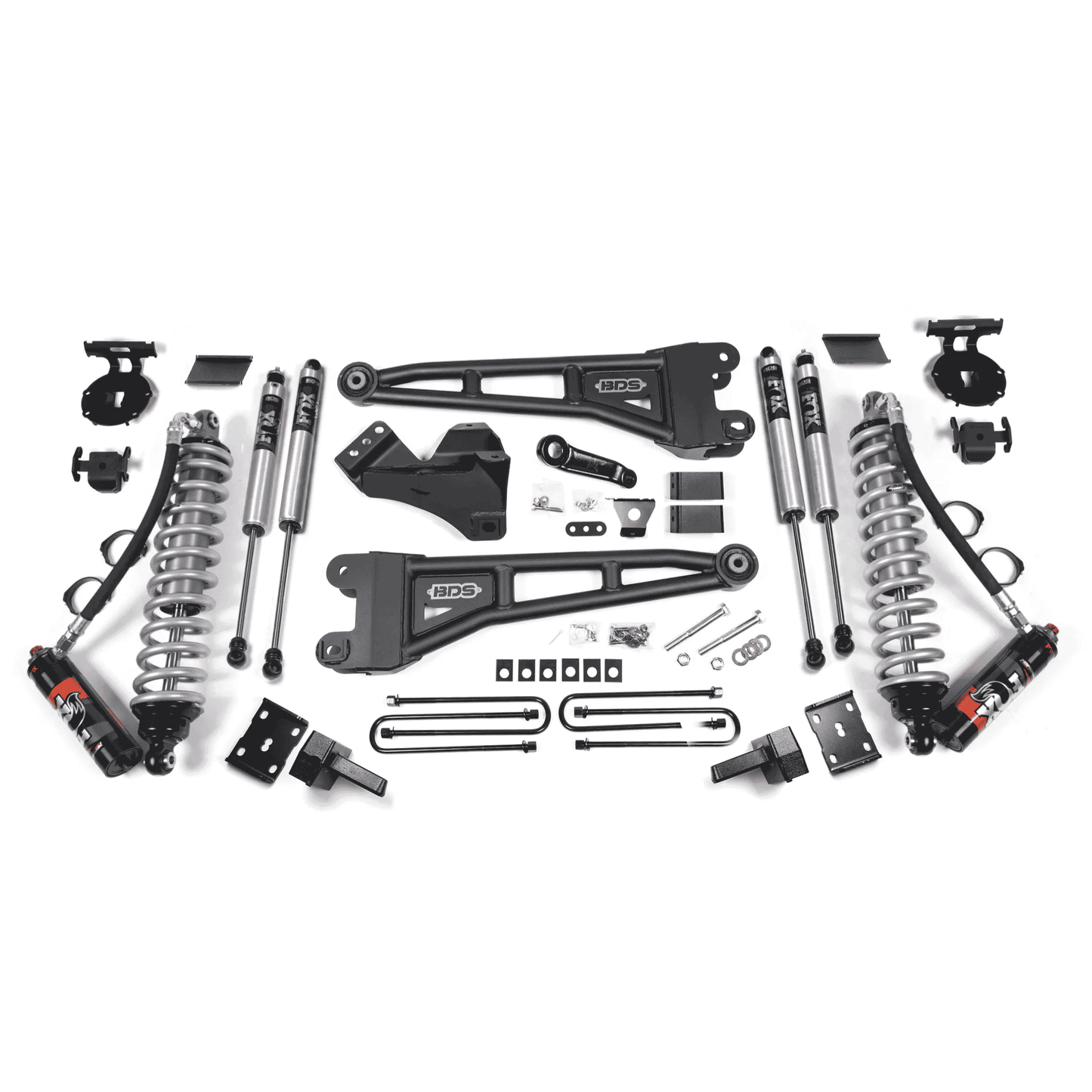4 Inch Lift Kit w/ Radius Arm | FOX 2.5 Performance Elite Coil-Over Conversion | Ford F250/F350 Super Duty (11-16) 4WD | Diesel