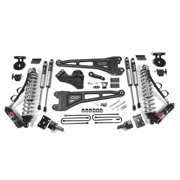 BDS 4 Inch Lift Kit w/ Radius Arm | FOX 2.5 Performance Elite Coil-Over Conversion | Ford F250/F350 Super Duty (11-16) 4WD | Diesel
