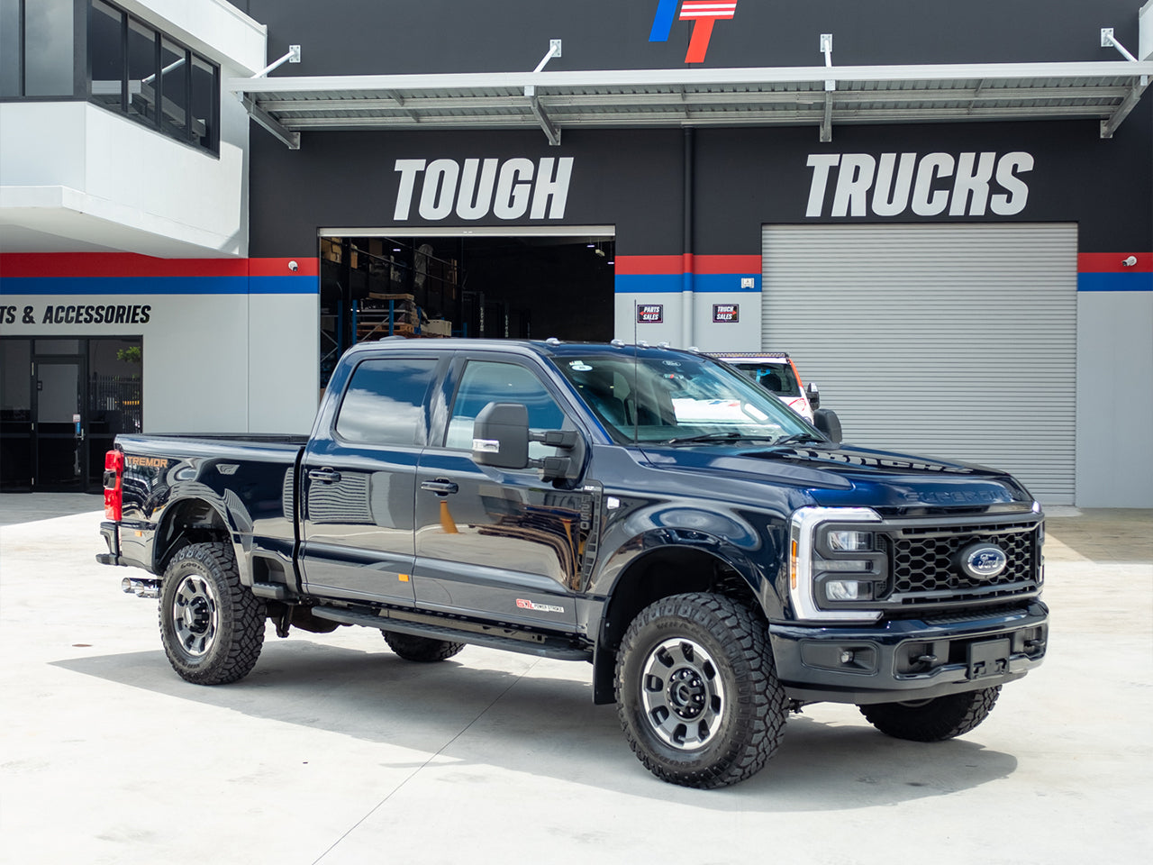 NEW 2024 FORD F250 XLT TREMOR, ANTIMATTER BLUE (STOCK #5051)