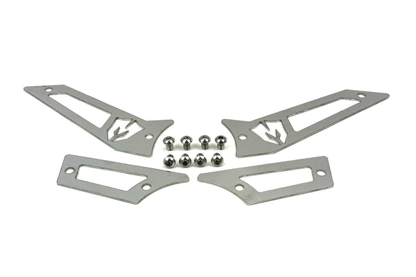 Replacement Stainless Steel Badges for Upper Control Arms 2007-2018 Silverado/Sierra 1500 - 50707