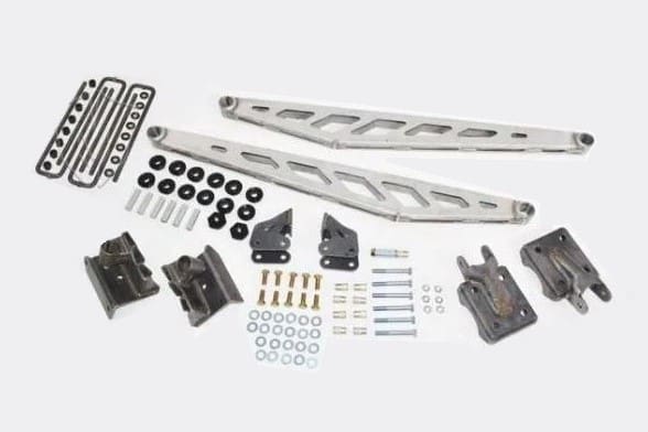 Traction Bar Kit 2014-2018 Silverado/Sierra 1500 Crew Cab Raw Finish - 50718