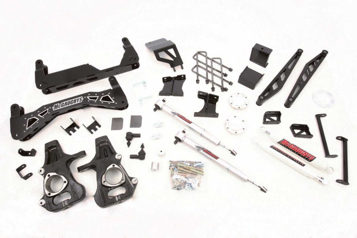 7-9 Inch Premium Lift Kit S/S Black 2014-2016 Silverado/Sierra 1500 with Cast Steel Control Arms 4WD - 50767-SSB