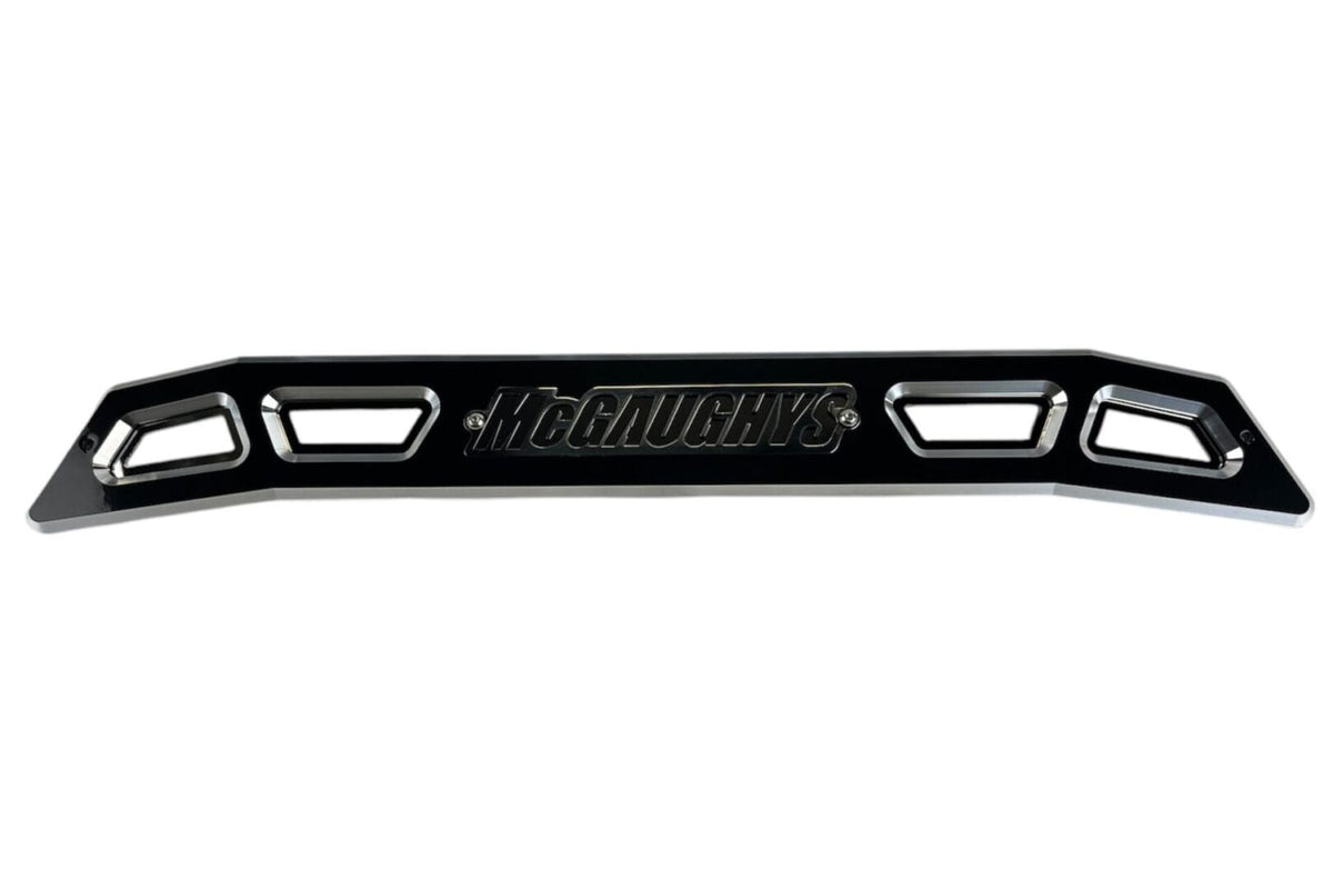 Billet Face Plate fits 4 Inch Crossmember 2020-2026 Silverado/Sierra 2500/3500 Black - 51045